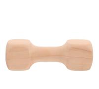 Kisangel Wooden Dumbbell Dog Chew for Puppies and Dogs, Solid Khaki Molar That Relieves Bad Behaviour, Sturdy Interactive Chewing for Household and Training Use