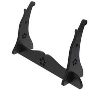 Kisangel Wooden Flute Display Stand with Sakura Base Two-tier Handcrafted Holder for Flutes and Katana Sword Display Decorative Wall Rack Suitable for Music