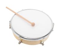 Kisangel Wooden Frame Hand Drum with Beater for Montessori Music for Early Rhythm Learning Coordination Development and Creative Musical Play