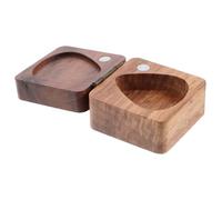 Kisangel Wooden Guitar Pick Case Durable Walnut Plectrum Holder for Guitarists Compact and Lightweight Storage for Picks Protects from Scratching and Bumping for Musicians and Guitar Lovers