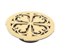 Kisangel Wooden Guitar Sound Hole Cover Acoustic Accessory for Feedback Prevention Noise Reduction Beautiful Hollow Pattern Decor for Musicians