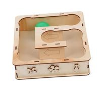 Kisangel Wooden Hamster Maze Small Animals Labyrinth Toy Hamster Exploring Plaything