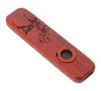 Kisangel Wooden Kazoo Musical Wind Instrument for Adults, Professional Grade Rosewood Kazoo for Orff Music, Beginner-friendly Whistle for Guitar Ukulele Violin Piano Accompaniment