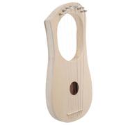 Kisangel Wooden Lyre Harp Making Kit String Instrument for Beginners Adults Diy Craft Music Assembly Material Kit
