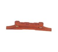 Kisangel Wooden Mandolin Bridge Replacement Rosewood Part Mandolin Accessory Easy to Install and Professional Design Random Color
