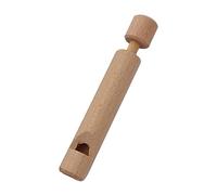 Kisangel Wooden Push Pull Piccolo Flute for Safe Lightweight Musical Instrument Early Childhood Education Stimulate Creativity Musicality for Birthdays Festivals
