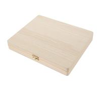Kisangel Wooden Slide Storage Box for Microscope Slides Teaching Container with Capacity for Specimens Lab Microscope Accessories Smooth Finish for Educational Use