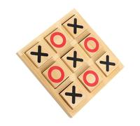 Kisangel Wooden Toe Board Game Set for Portable Family Party Enhances Logical Thinking Safe Material Compact Travel Interactive Tabletop Game