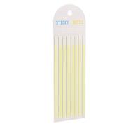 Kisangel Yellow Pet Colored Sticky Tabs Highlighter Tape for Annotating Books and Reading, Self-Adhesive Notebook Strips with Multiple Uses for Students and Teachers