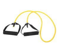 Kisangel Yellow Tpr Resistance Bands with Handles for Strength Training and Stretching, 15 Lbs and 30 Lbs Capacity, Comfortable and Sturdy Exercise Pull Rope for Gym and Pilates Workouts