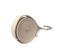 Kisangel Yoga Stretch Belt 3 Meter Cotton Elastic Band for Pilates and Physical Therapy, Thickened Sturdy Stretching Strap to Strengthen Muscles and Protect Hands, Portable Fitness