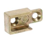 Kisangel Zinc Alloy Casement Window Lock Keeper Plate Weather-Resistant Sliding Window Hardware Replacement for Sash Security Latch Keeper Accessory