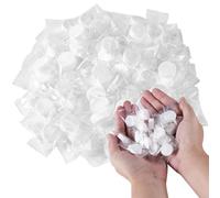 KISEER 200 Pieces Compressed Towels Portable Disposable Mini Compressed Coin Tissue Toilet Paper Tablets for Travel, Camping, Hiking, Sport, Beauty Salon, Home Hand Wipes (200 Count (Pack of 1))
