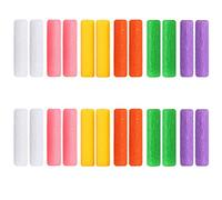 KISEER 24 Pcs Colourful Orthodontic Aligner Chewies for Aligner Trays Seaters, 6 Color