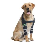 KISFLY Dog Elbow Brace for Canine Elbow and Shoulder Support Dysplasia Osteoarthritis Elbow Calluses Pressure Sores Dog Elbow Pads for Better Recovery with Reflective Both Legs S