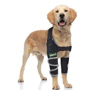 KISFLY Dog Sleeves for Wounds Front Legs Prevent Licking Wound Dog Elbow Protector for Shoulder Dislocation Elbow Calluses Pressure Elbow Hygroma Dysplasia Osteoarthritis with Reflective Both Legs M