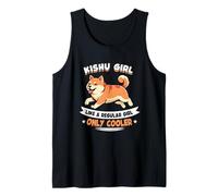 Kishu Girl, Like A Regular Girl Only Cooler - Kishu Inu Dog Tank Top