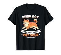Kishu Inu Boy, Like A Regular Boy Only Cooler - Kishu Dog T-Shirt