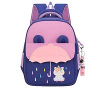 Kiskadees School Bags for Girls, Girls Backpack Unicorn, Kids Small Rucksack School Bag for Age 3 4 5 Years Old, Cute Small Girls Toddler Backpack for Nursery Reception Year 1 Children (Purple)