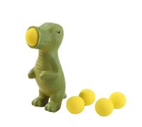 kiskick Eye-catching Dinosaur Toy Stress Relieving Popper Kids Relief Ball Shooter Emotion Releasing Bright Colored Squeeze Green