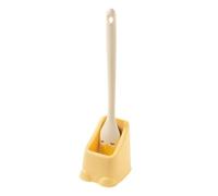 kiskick Home Toilet Cleaning Tool Duck Toilet Brush Diving Duck Style Toilet Brush Cute Convenient Bathroom Cleaning Tool Cream Color