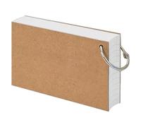 kiskick Index Cards,Study Cards,Colored Index Cards Flash Cards with Metal Ring Smooth Writing Thickened Paper No Ink Bleeding Notecards Ruled Study Cards for Office and School White