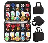 KISLANE 40 Battle Spinners Carrying Case Compatible with Beyblade, 20 Slots For Beyblade Case, Kids Battle Spinner Storage Accessories for Beyblade, Bag Only