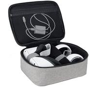 KISLANE Carrying Case Compatible with Oculus Quest 2 VR, All-in-One Carrying Case for Oculus Quest 2 Headset, Fits Travel, Home, Outdoor (Gray), Gray, Modern, Grey, grey, Modern