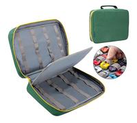 KISLANE Carrying Case for 48 Hot Wheels Cars, Kids Toy Cars Storage Case (Green)