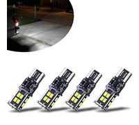 KISLED 912 921 LED Reverse Lights Bulbs, 4-Pack Super Bright Error Free T15 912 W16W 921 LED Bulb for Tail Light Backup Reverse Cargo Lights, Xenon White