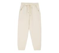 KISLOVE Kids Plain Drawstring Boys' Trousers, Classic Elasticated Cuff Jogging Pants Casual School Tracksuit Bottoms for Boys or Girls（Beige,150/8-9 Years）
