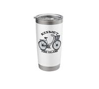 Kismet Fire Island New York Bicycle Summer Vacation Barefoot Stainless Steel Insulated Tumbler