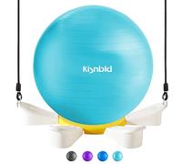 kisnbld Exercise Ball Base, Daisy Shaped Yoga Ball Base with Resistance Bands, Versatile Balance Ball Stand-Use for Pregnancy Exercises, Workout Routine & Office Ball Chair