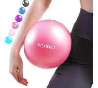 kisnbld Small Exercise Ball, 9 Inch Mini Pilates Ball, Anti Burst and Slip Resistant Mini Yoga Ball for Stability, Fitness, Physical Therapy, Stretching & Core Strength Workout at Home Gym & Office