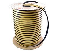 KISO EPDM 'Dry Glaze' Profile Tape 10 x 4mm - 125m Black