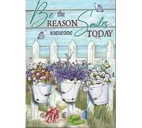 kisoyo Metal Signs Vintage Aluminum Butterfly Garden Be The Reason Someone Smiles Today For Home Coffee Garden Bedroom Wall Decor 12x16 Inches