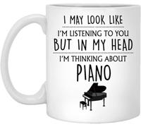 kisoyo Piano Gift, Piano Mug, Funny Pianist Gifts for Him, Her, Men, Women, Friend, Piano Player Gifts, Gift for Piano Lover, Playing My Piano Mug 11oz