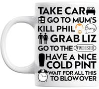 kisoyo Shaun of The Dead to Do List Classic Tea Coffee Mug 11 oz