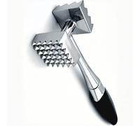 KISPATAI Meat Tenderizer,Dual-Sided Nails Meat Mallet,Convenient Meat Tenderizer Hammer for Steak,Chicken,Fish,Pork,Good Grips,Double Side,Heavyweight Metal Meat Tenderiser