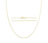 KISPER Gold 8 Sided Snake Chain Necklace -Thin, Dainty, Gold-Plated 925 Sterling Silver Jewelry for Women & Men with Lobster Clasp - Made in Italy, 30”