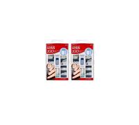 KISS 100 Acrylic Plain Full-Cover Nails (2 PACK, Active Square)