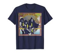 KISS - 1974 Hotter Than Hell T-Shirt, Men, Navy Blue, X-Large