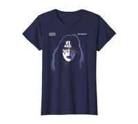 KISS - 1978 Ace Frehley T-Shirt, Women, Navy Blue, XX-Large