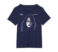 KISS - 1978 Ace Frehley T-Shirt, Women's Plus, Navy Blue, 4X