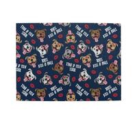 Kiss A Bull Cute Pit Bull Dog Lips Love Valentines,500 Pieces Puzzles for Adults-Wooden Jigsaw Puzzle for Adults Elderly
