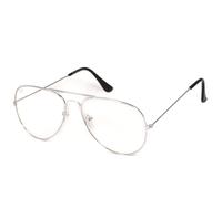 Kiss AIR FORCE Pilot Glasses Men Women - Lightweight & Durable Metal Frame - Clear, Photochromic or Blue Light Blocking Lenses for PC, TV, Work & Gaming - Iconic Look