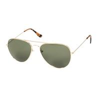 Kiss AIR FORCE Unisex Sunglasses - Slim Metal Pilot Frame with Teardrop Lenses - UV400 & Polarized for Clear Vision - Yellow Driving & Blue Blocker Lenses - Iconic & Versatile Look