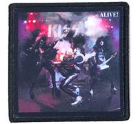KISS Alive Album Cover Patch in Black Kiss Black