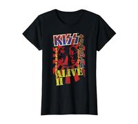 KISS - Alive II Bold T-Shirt, Women, Black, X-Small