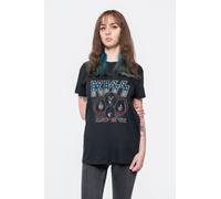 KISS Alive In '77 T-Shirt in Black | Size: Medium Kiss Black M